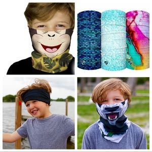 Children’s Tubular Bandana Face Shields Masks